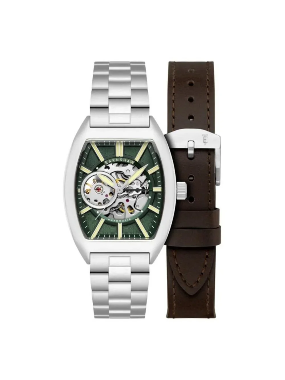 NWT Thomas Earnshaw Beauchamp Automatic Green Dial Men's Watch